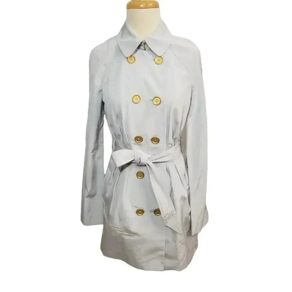 {Armani Exchange} Silver Color Trench Coat - Picture 1 of 16